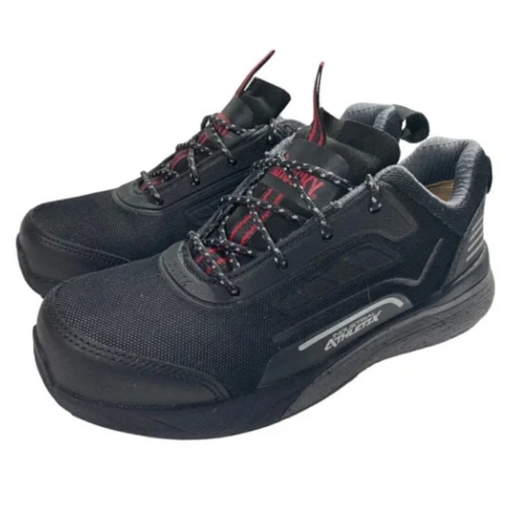 Rocky Womens 6M Industrial Athletix Lace-Up Work Shoe Composite Safety Toe Black